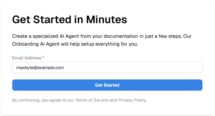 Navigable AI Onboarding Page